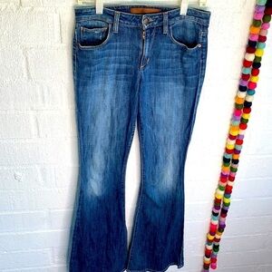 Joe's Jeans Bell Flare Wide Leg Gabriella Denim Jeans sz 27